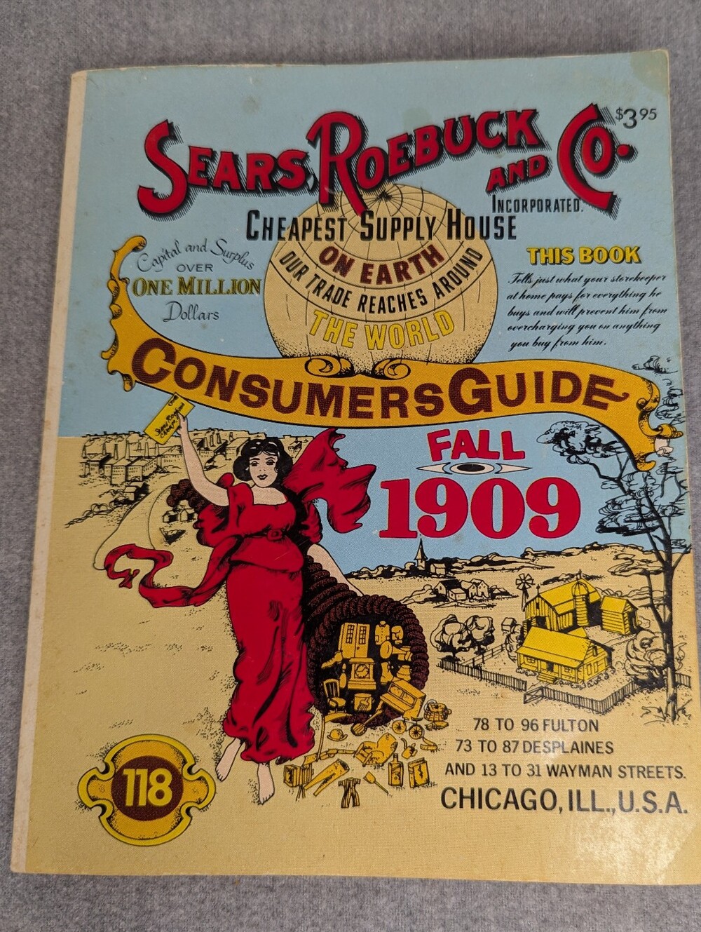 Sears, Roebuck & Co. Consumers Guide Fall 1909 Reproduction Catalog From 1979